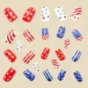 oly-29b5944788115a3b7a3b7aa34fee864c Wholesale Removable Rectangular Nail Stickers American Independence Day Stars And Stripes Nail Art Decoration Retro Grid Nail Stickers