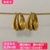 oly-29df05a6b5df97eafbdc430080f2fe98 Wholesale Internet Celebrity Cool Style Spiral Twill Ear Ring Minimalist Fashionable Earrings Earrings Ear Buckle Trendy