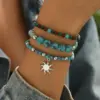 Wholesale Sun Pattern Unisex Bracelets For Everyday Wear Featuring Synthetic Gemstones, 1 Set