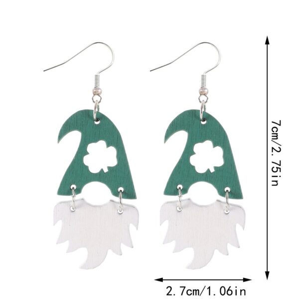 oly-2a18238a165cb851fc897880d9d88c9a Wholesale Saint Pa Festival Irish Clover Wooden Earrings