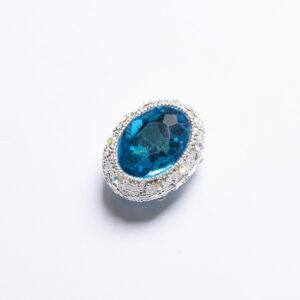 19x25mm oval lake blue