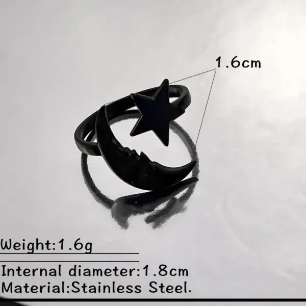 Wholesale Halloween New Style Black Stainless Steel Ring Snake Hand Dark Character Twisted Dark Ring Colorful Festival Suitable Men Women Matching Photography