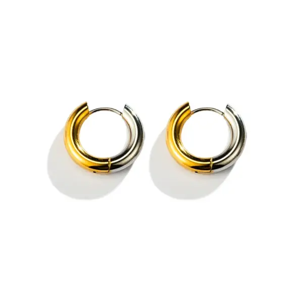 Wholesale Square Stainless Steel Geometric Star Ear Cuff Unisex Trendy Fashion Jewelry Women's Casual Style Ear Studs