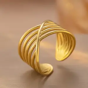 K181 Gold Ring Adjustable