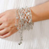 oly-2a88114dcd6b753fec2e7bd5d7609f4d Wholesale Dunhuang Ethnic Style Bell Tassel Wide Bracelet Women's Retro Indian Exodus Dance Arm Bracelet Bracelet Accessories