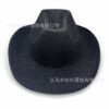 oly-2a96fdf79466fb3dcc595906d0e7b7fe Wholesale Silver Glitter Cowboy Hat Western Cowboy Glitter Cowboy Hat Halloween Glitter EVA Composite Stretch Hat