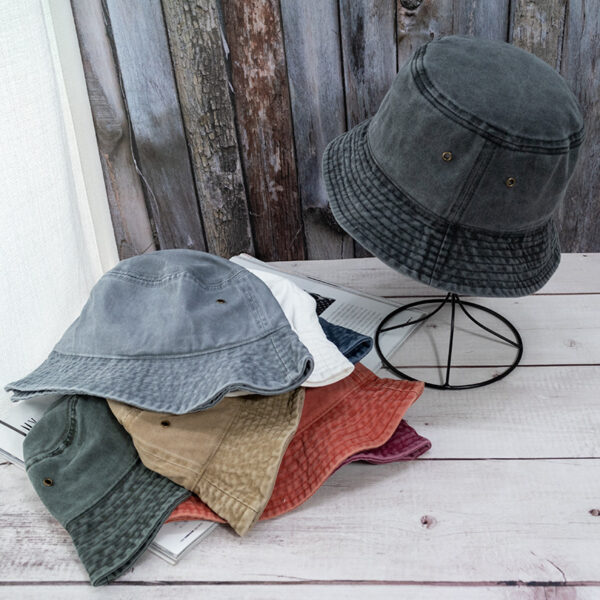 oly-2aa1a4eea847e4b3f4f4654a439a648a Wholesale Fisherman Hat Men's Ins Washed Light Plate Basin Hat Women's All-Season Outdoor Travel Sun Protection Hat