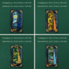 Wholesale Vintage Famous Painting Oil Painting Style Metal Bookmark Hollow Reading Book Page Clip Hand Account Pendant Metal Bookmark Creative Gift