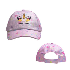Love printed unicorn-pink / Free size-adjustable (50-54)