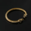 Wholesale Nordic Wolf Head Opening Bracelet Retro Men's Leading Bracelet Jewelry wish Manufacturers
