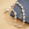 Wholesale Simple and Personalized Fashion Beach Style Starfish Shell Braided Necklace Hawaiian Style Shell Series Necklace