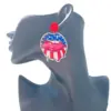 Wholesale 1 Pair Casual Classic Style Dinosaur Heart Shape American Flag Arylic Drop Earrings
