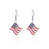 Wholesale Handmade Classic Style National Flag Ear Hook For Women In 316 Stainless Steel