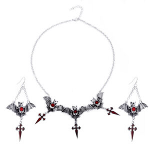 Ancient Silver Bat Cross