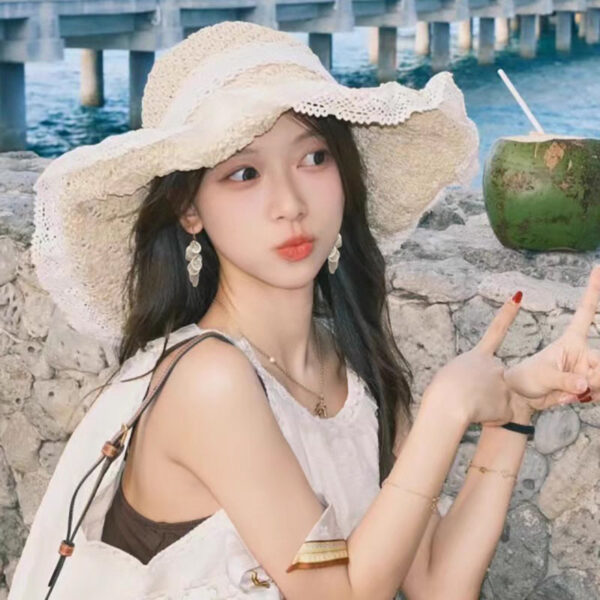 oly-2b400bfcd9836a2d151988b43b06fb0b Wholesale Holiday Style Long Tassel Shell Earrings Summer Seaside Elegant Niche All-match Earrings High-end Exaggerated Earrings