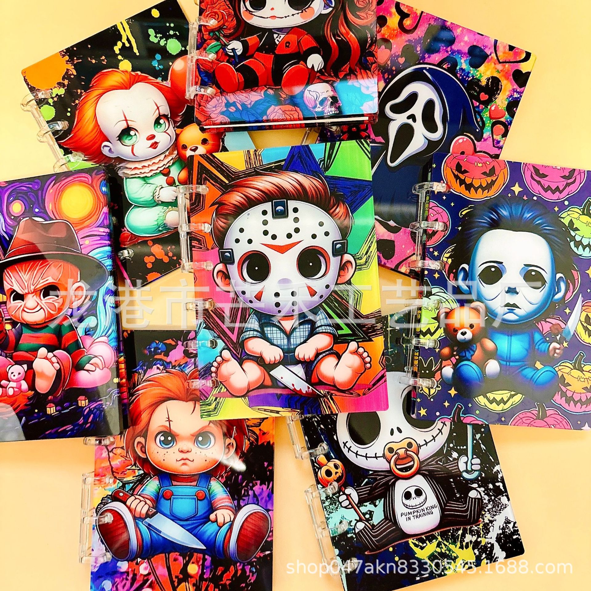 Wholesale Horror Baby Series Cross-border TK Explosions Acrylic Notebook Handbook Exquisite Loose-leaf Book A7A5 Replacement