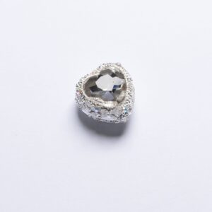 20mm peach heart white