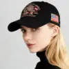 Wholesale Adults Baseball Cap With Curved Eaves Featuring Embroidery Pattern And Polyester Material