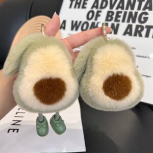 oly-2b91f6c0fd34d1f6fb8f39b514d72176 Wholesale Environmentally Friendly Plush Pendant Avocado Cute Schoolbag Keychain Simple Small Light Luxury ins Niche Pendant Jewelry