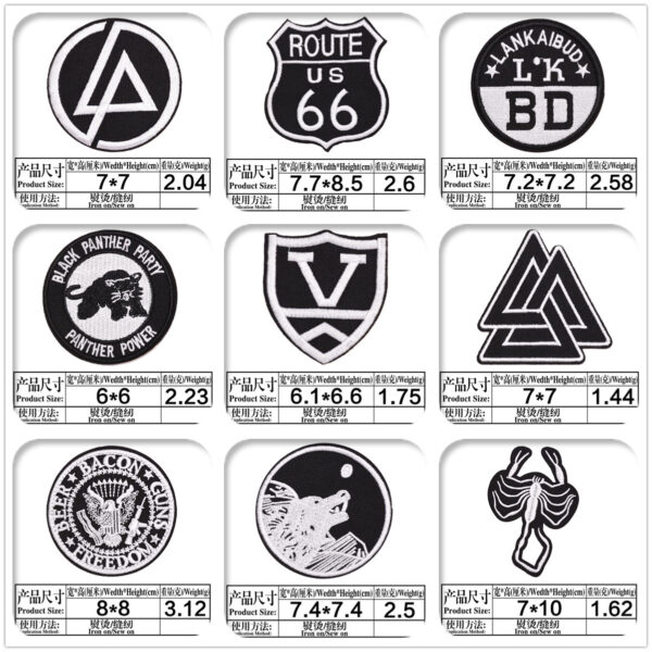 oly-2b9460cbfe6f238b3d21745286dbd344 Wholesale fashionable and affordable computer embroidery badge cloth stickers wholesale variety of single choice