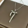 Wholesale Titanium Steel Butterfly Knot Necklace New Style Zircon Butterfly Lock Clavicle Chain Super Fairy Tale Titanium Steel Necklace