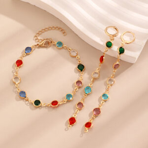 Bracelet + earrings