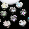 oly-2bc402e58babd1bd621f275d6cd0b4ee Wholesale Heavy industry cute cartoon cat drill ball straight hole beads DIY mobile phone chain key chain bag chain accessories