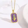 Wholesale Handmade Moon Pendant Necklace With Golden Plated Copper And Water Plating, Featuring Ball Chain In Sibling Suit Style
