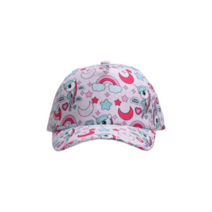 Xingyue rainbow-children's peaked cap / (Free size-Velcro adjustment)(52-54cm)