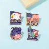 Wholesale American Flag Pin Made Of Zinc Alloy Featuring Stamping Craft, Available In Classic Colour