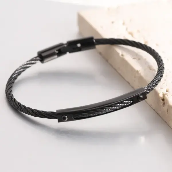 Wholesale Basic Solid Color Stainless Steel Bangle In Bulk