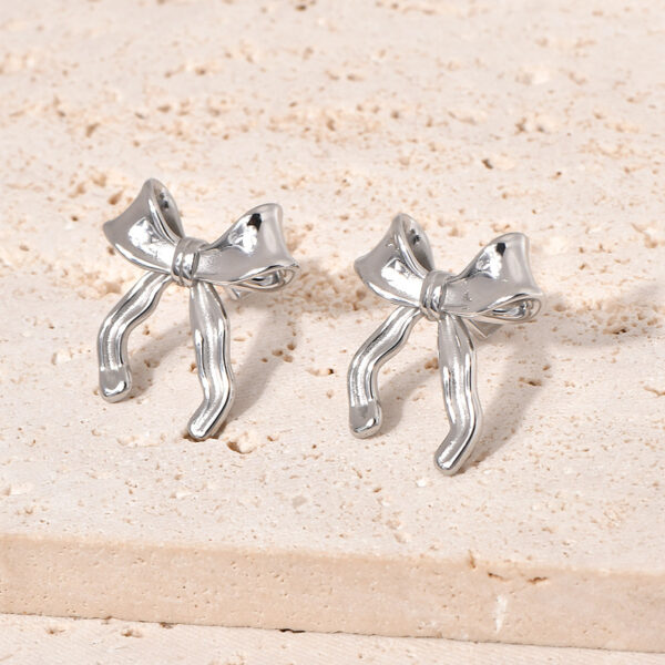 oly-2c9d9f641029c09839bd239a29826cf4 Wholesale Bowknot Earrings Women's Ins Niche Design Sense Style Exaggerated Earrings Personalized Fashion Simple All-match Earrings