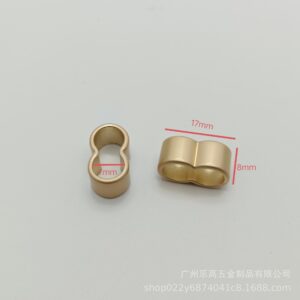 7mm pearl gold/8 character buckle