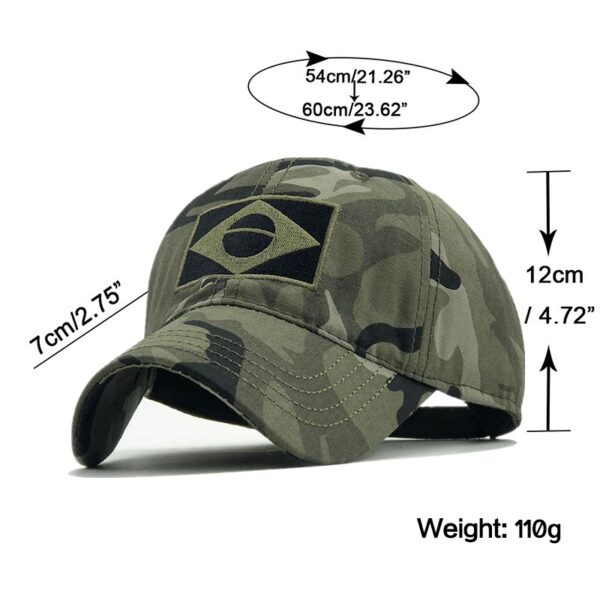 oly-2cca74d4439ea9d9e1638e4cb9e3320d Wholesale Brazil flag camouflage baseball cap fashion military casual hat outdoor fishing cap