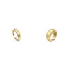 Wholesale Jewelry Wide and Narrow Curved Ring Women’s Titanium Steel Gold-Plated Creative Fashion Trendy Bright Retro Ring