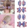 Wholesale Sweet Bow Tie Hairpin In Pu Leather, Perfect Hair Accessory For Summer And Independence Day