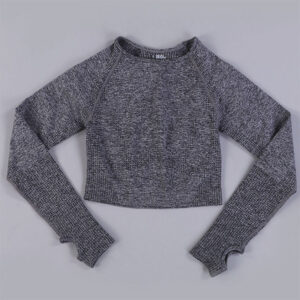 dark gray long sleeve / M