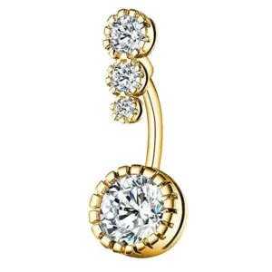 More than Hot Sale in Diamond Models-Gold/1.3*1.1cm