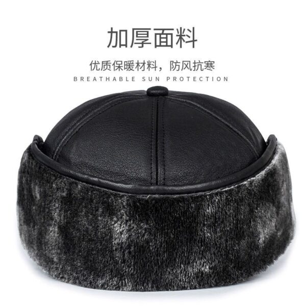 Wholesale Winter Elderly Cold-Proof and Warm Baseball Cap, Winter Men's Fleece-Lined Hat, Windproof Ear-Protecting Cycling Dad Hat
