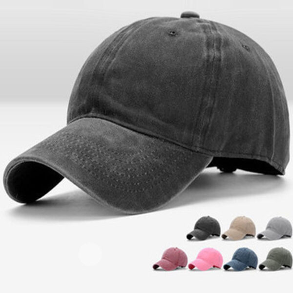 oly-2d8b9bc52b8470aa0526b5d60a9b9d2a Wholesale spring and autumn hat summer outdoor solid color cap washed baseball cap old cowboy sun hat