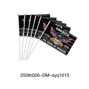 【20 Pieces】Wooden Flag Poles 10*15cm / 250th026-DM-syq1015
