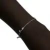 Wholesale Geometric Independence Day Bracelets For Women In 925 Sterling Silver With Rhodium Plated 0.03µm And Zircon Inlay