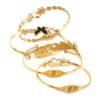 oly-2dd8cb6a832eb974275299b8ec089578 Wholesale Stainless steel butterfly jewelry, colorfast, titanium steel bracelet, mirror bracelet, gold bracelet, eco-friendly bracelet.