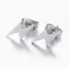 Wholesale PVD Coated 18K Gold Real Gold Plated Lightning 304 Stainless Steel Fashion Waterproof Non Tarnish Ear Studs