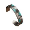 Wholesale retro Bohemian ethnic turquoise bracelet women's simple personality open bracelet jewelry