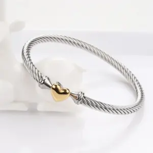 Gold and Steel Color / 18K