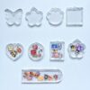 Wholesale Transparent Rocking Acrylic Piece DIY TikTok TK Jewelry Accessories Handmade Patch Material Flow Hemp Mold