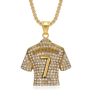 Gold single pendant