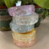 oly-2e4c927e956f3aa18583477760963773 Wholesale Round Colorful Glitter Acrylic Bracelet Casual Round Mermaid Resin Bracelet