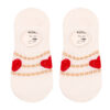 Wholesale Love Valentine's Day Women's Invisible Socks Shallow Mouth Silicone Slip-Stop Women's Boat Socks Soft and Comfortable Women's Socks